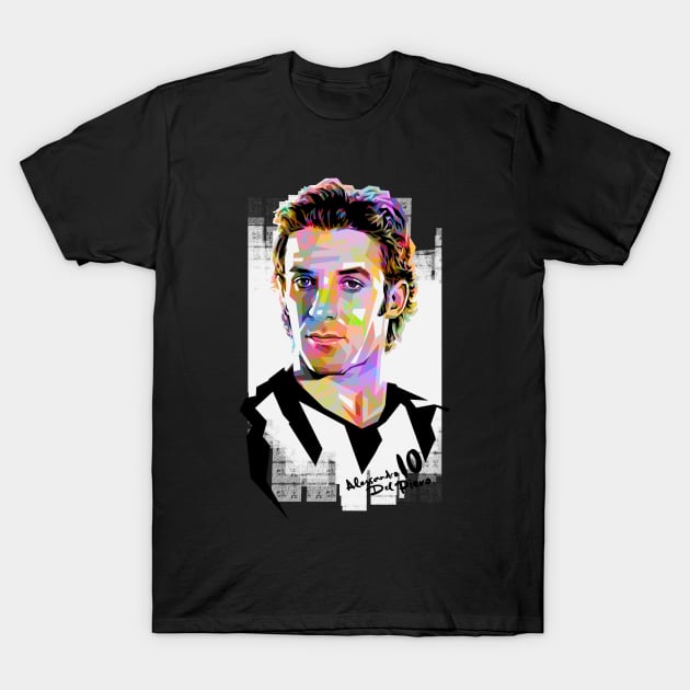 Del Piero Popart T-Shirt by BAJAJU